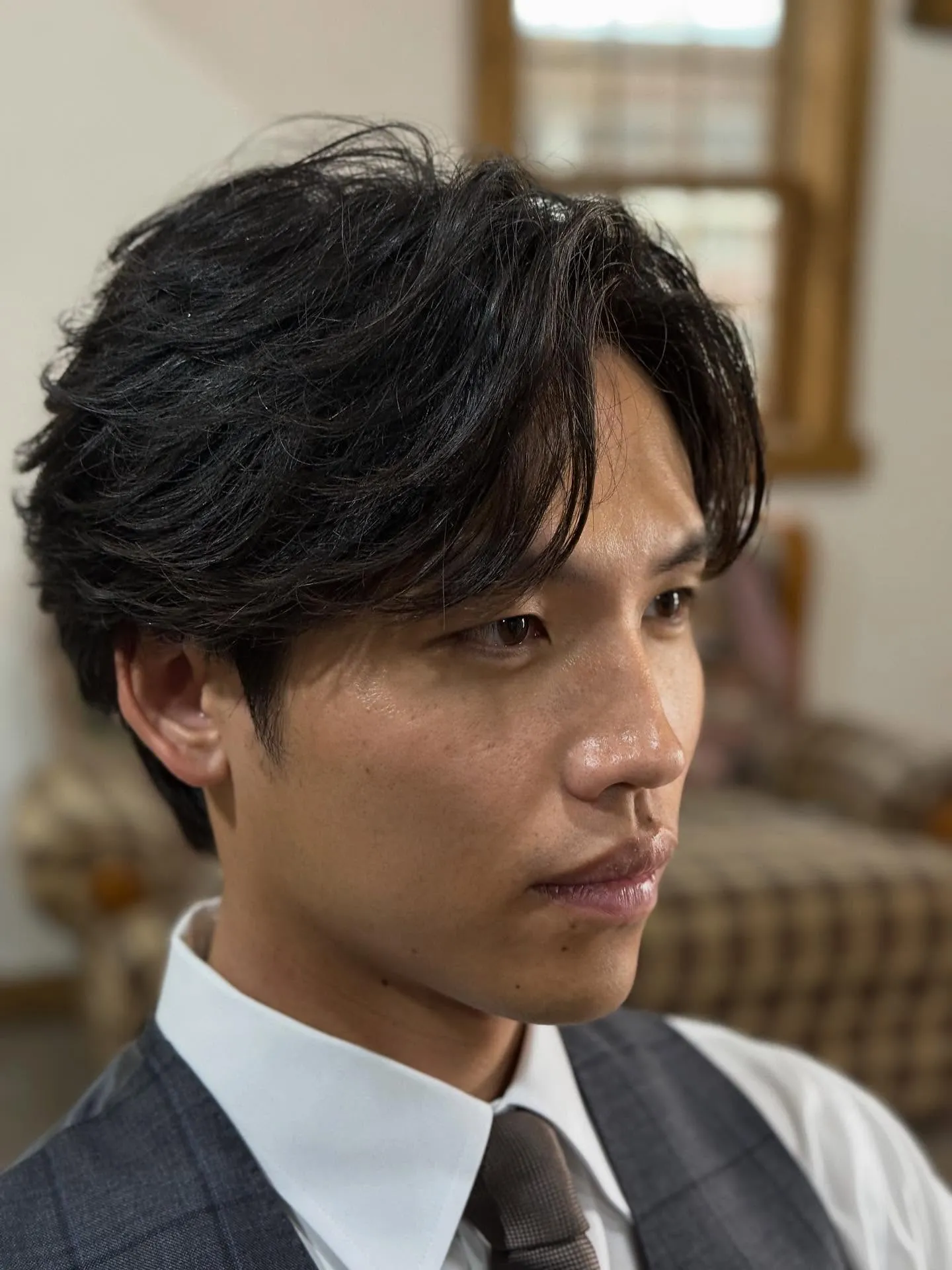 メンズフェザーカット、流行ってますね！