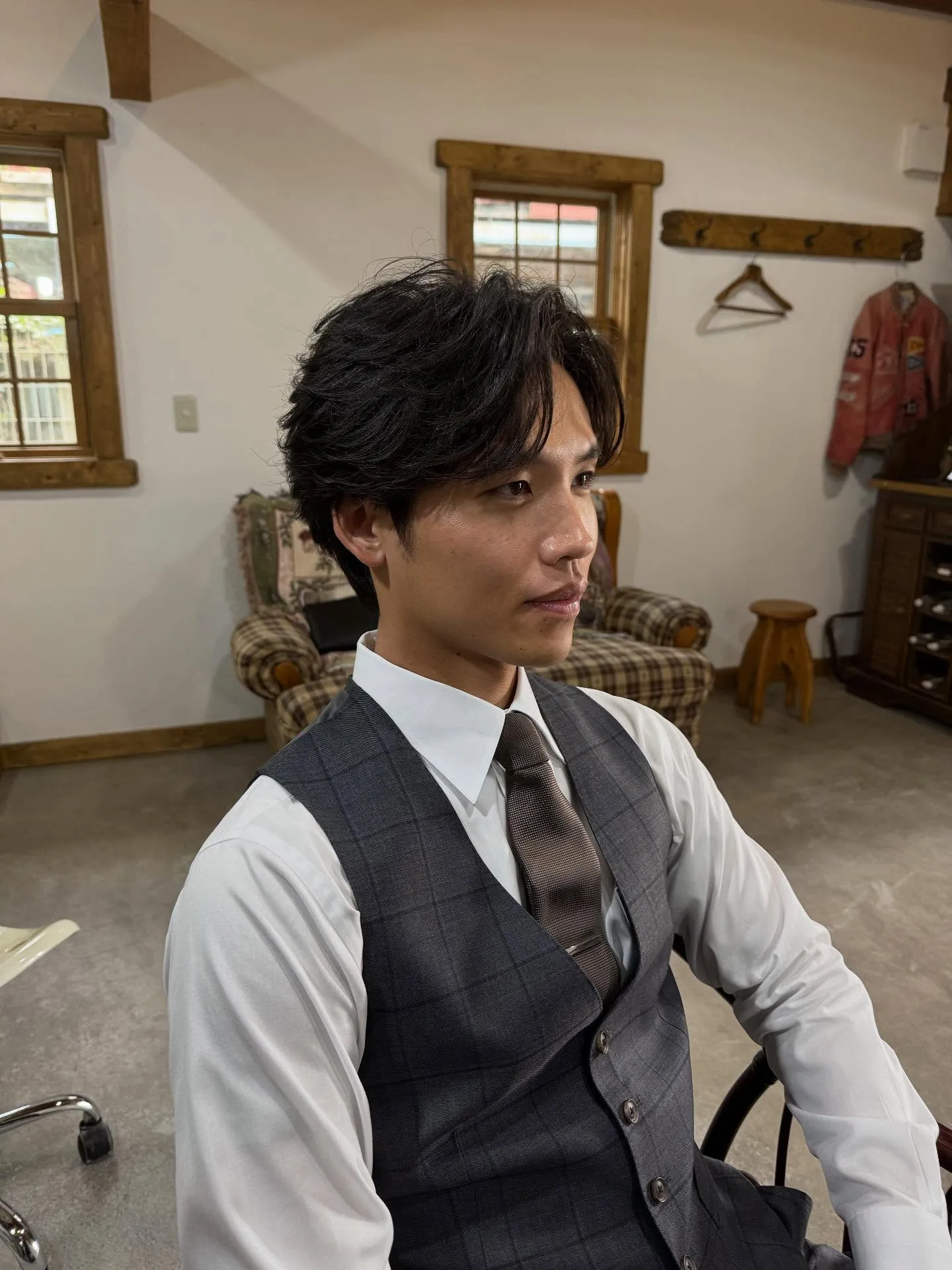 メンズフェザーカット、流行ってますね！